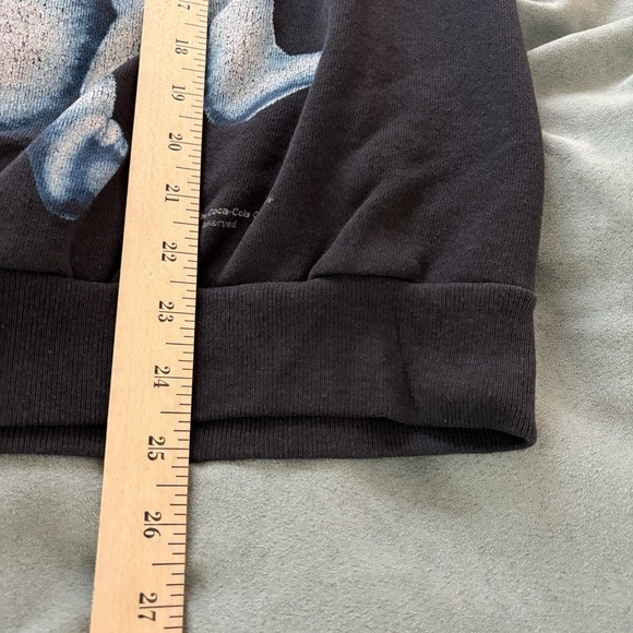 Coca Cola Coke Polar Bear VTG 1994 Northern Lights Sweatshirt Size Medium Black - Picture 12 of 13